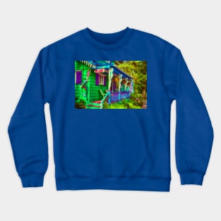 Victorian Gingerbread Cottage 15 Crewneck Sweatshirt